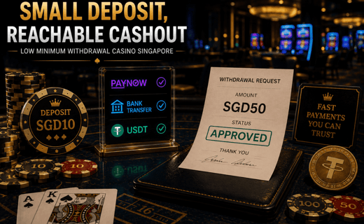 Minimum withdrawal casino comparison