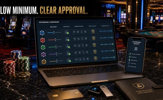 Casino sites compared by minimum withdrawal and fast approval for Singapore players