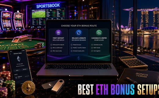Best Ethereum crypto casino Singapore bonuses compared for ETH players